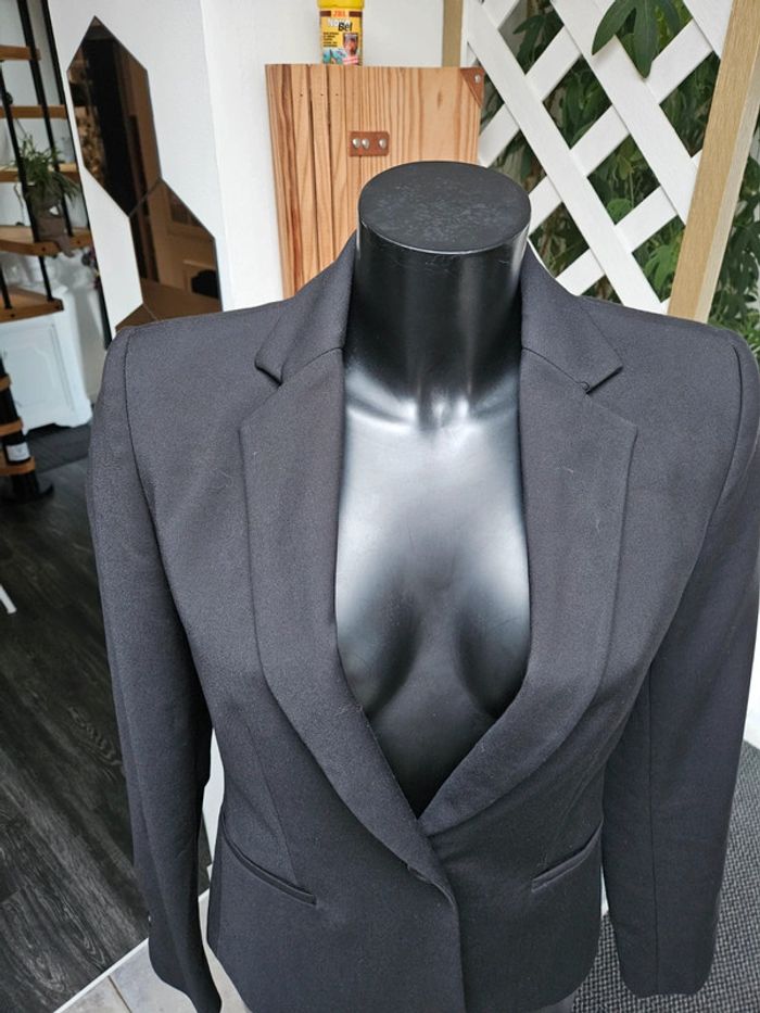 Zara blaser noir taille S - photo numéro 5
