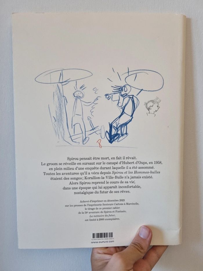 Spirou et Fantasio - Cahiers La mémoire du futur - photo numéro 2