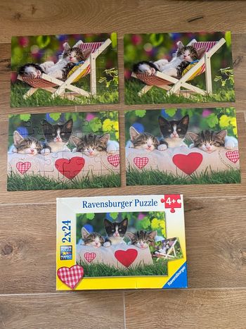 Puzzle 2 × 24 pièces dès 4 ans