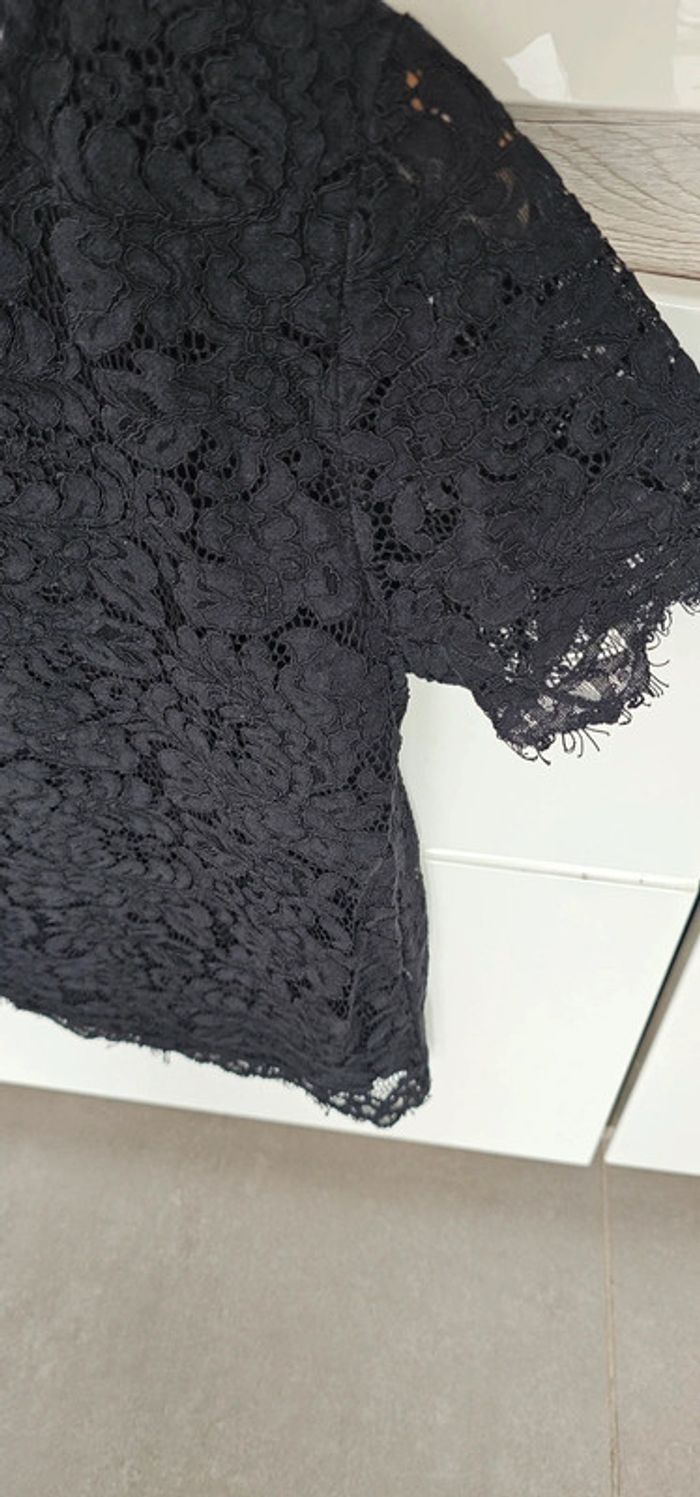 Chemisier dentelle noir Pimkie taille 38 - photo numéro 6