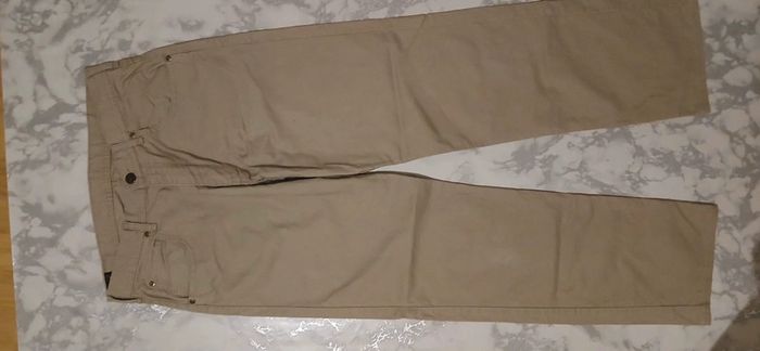 Pantalon Lee Cooper beige taille 33 - photo numéro 8