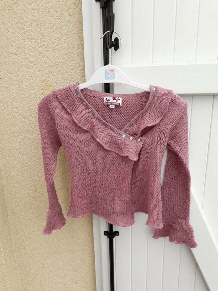 Petit gilet filles taille 4 ans