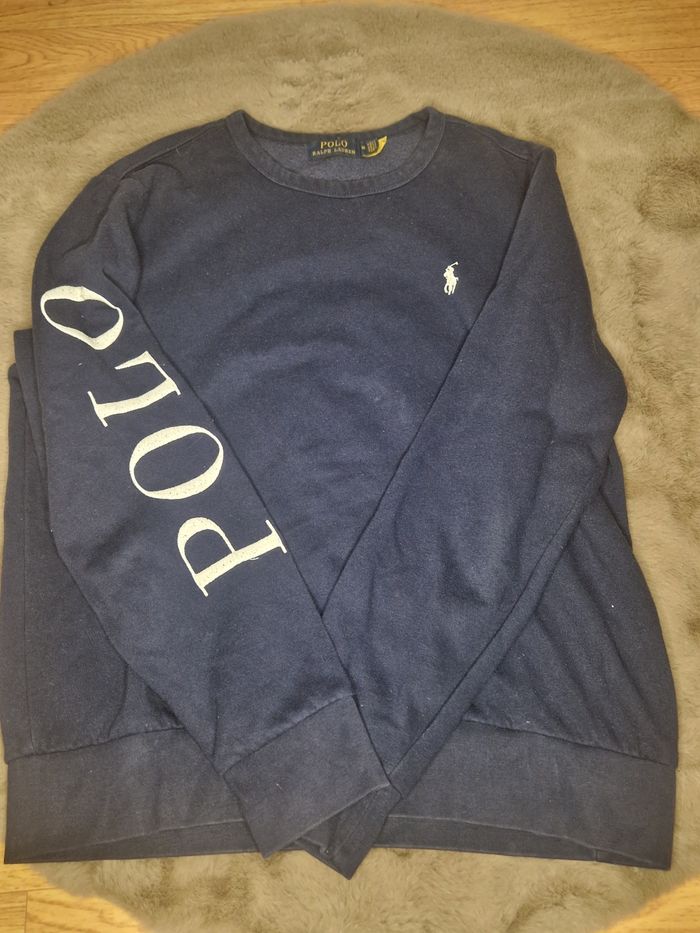 Pull Ralph Lauren bleu marine - photo numéro 2