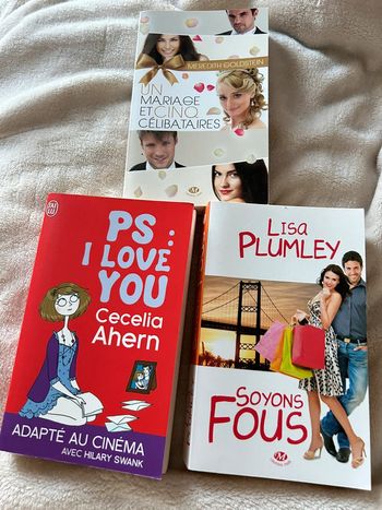 Lot de livres de poche thème romance
