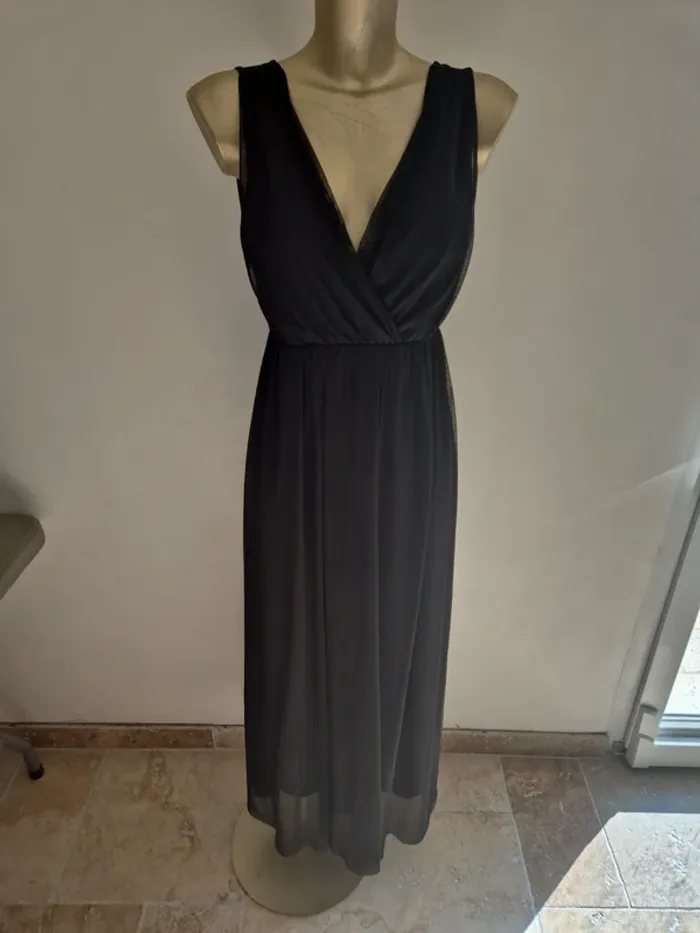 Robe longue noir cérémonie - photo numéro 4