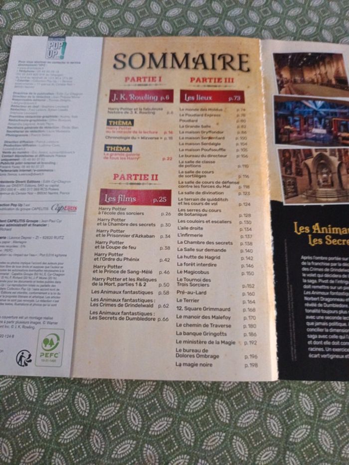 Magazine Harry Potter Pop UP le guide - photo numéro 6