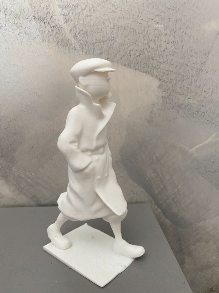 Personnage tintin impression 3 D - photo numéro 3