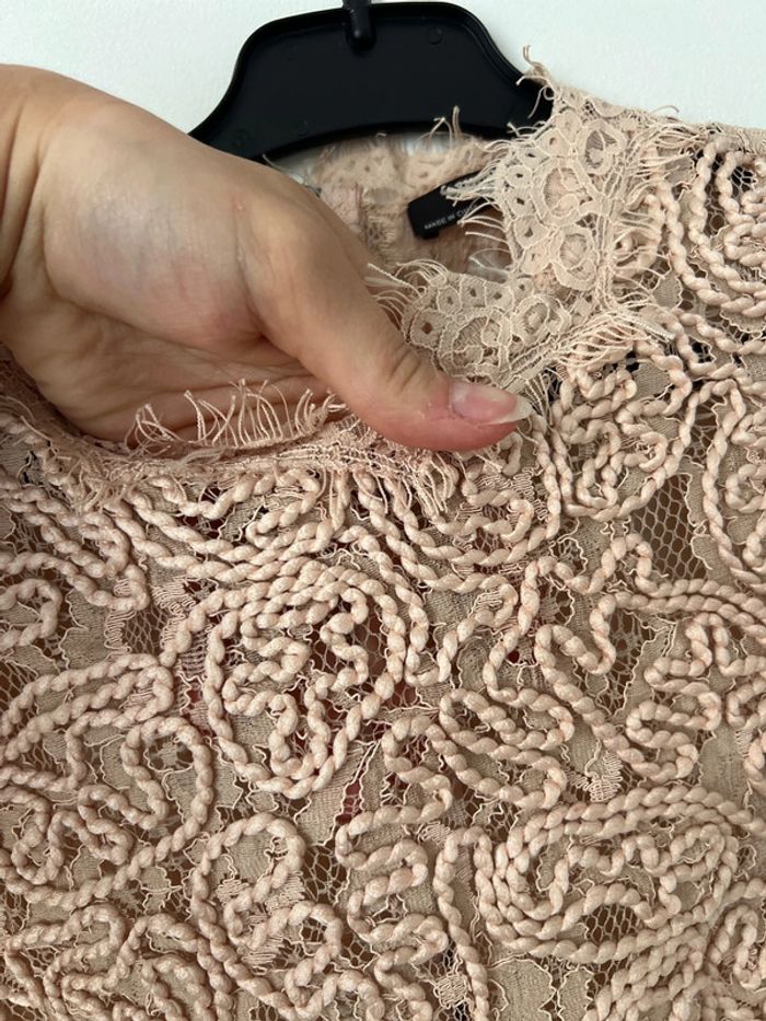 Top rose Zara - photo numéro 2