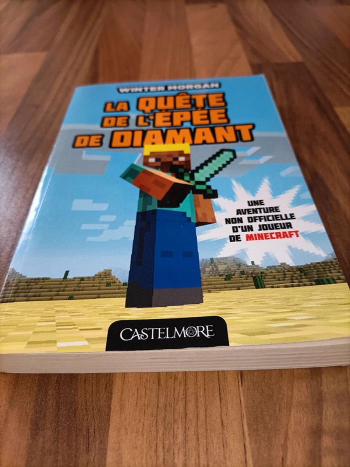 Livre La quête de l'épée de diamant Minecraft - photo numéro 2