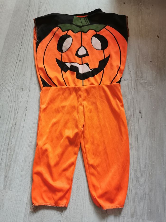 Costume citrouille 3 ans