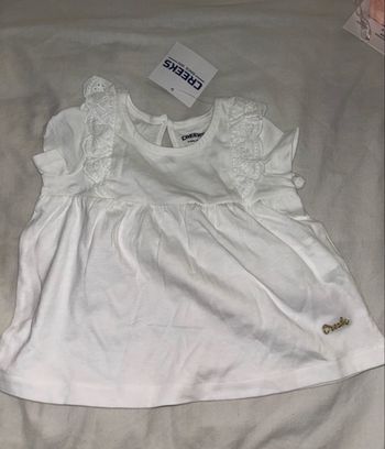 T shirt broderie anglaise 3 mois