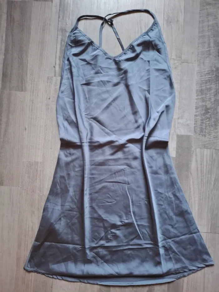 Nuisette satin grise et beige Lot de 2 - photo numéro 2