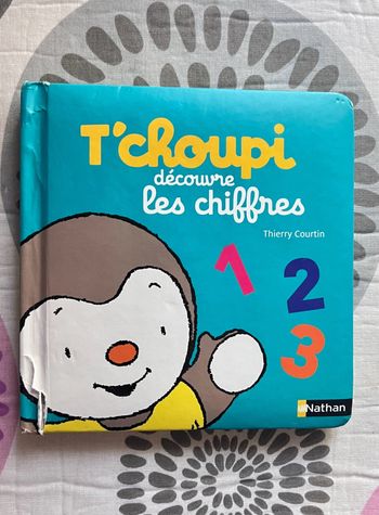 Livre T’choupi découvre les chiffres