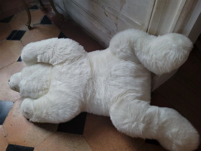 Peluche Énorme Ours Polaire Blanc 90cm Steiff Arco collection doux doudou - photo numéro 6