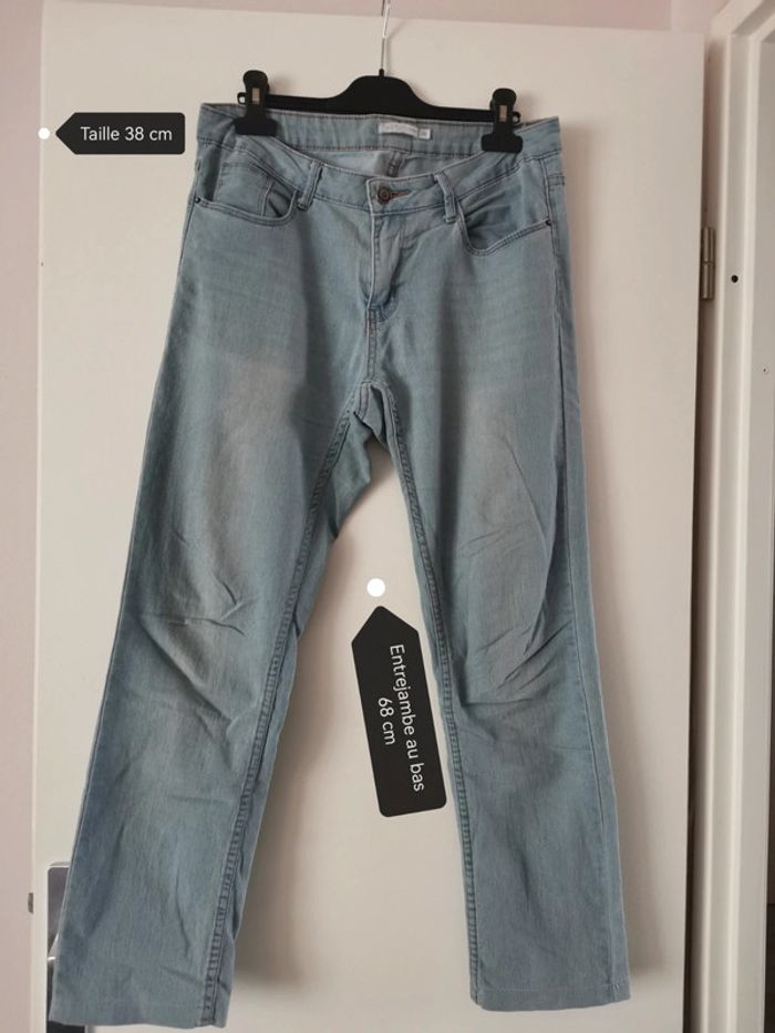 Pantalon denim gémo 38 - photo numéro 3