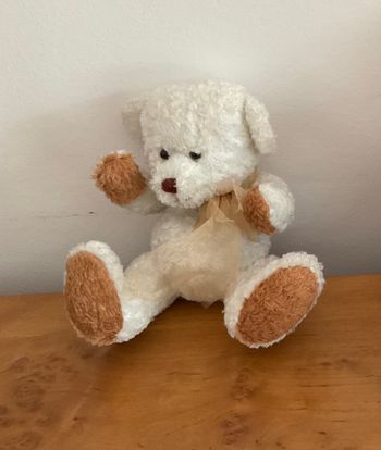 Peluche nounours  blanc
