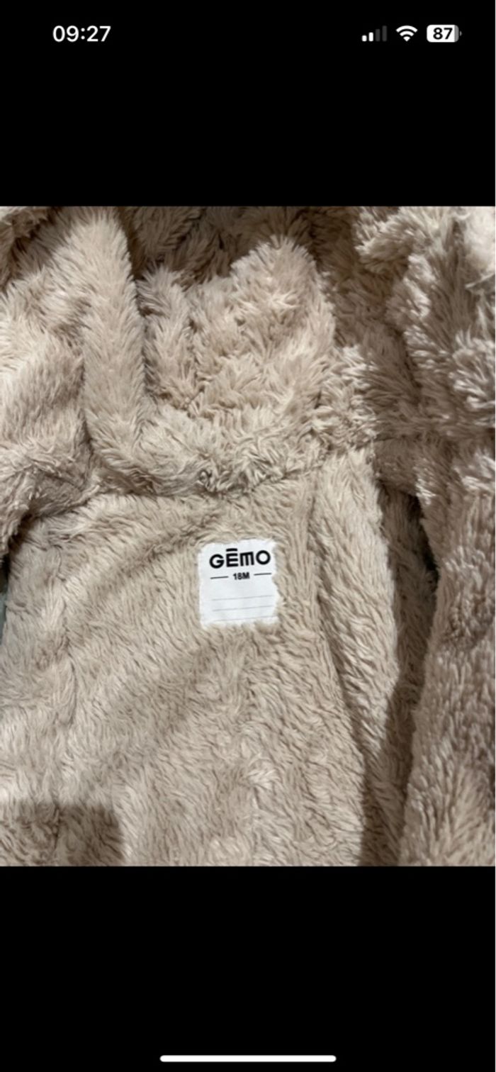 Manteau hiver fille. Taille 18 mois - photo numéro 3