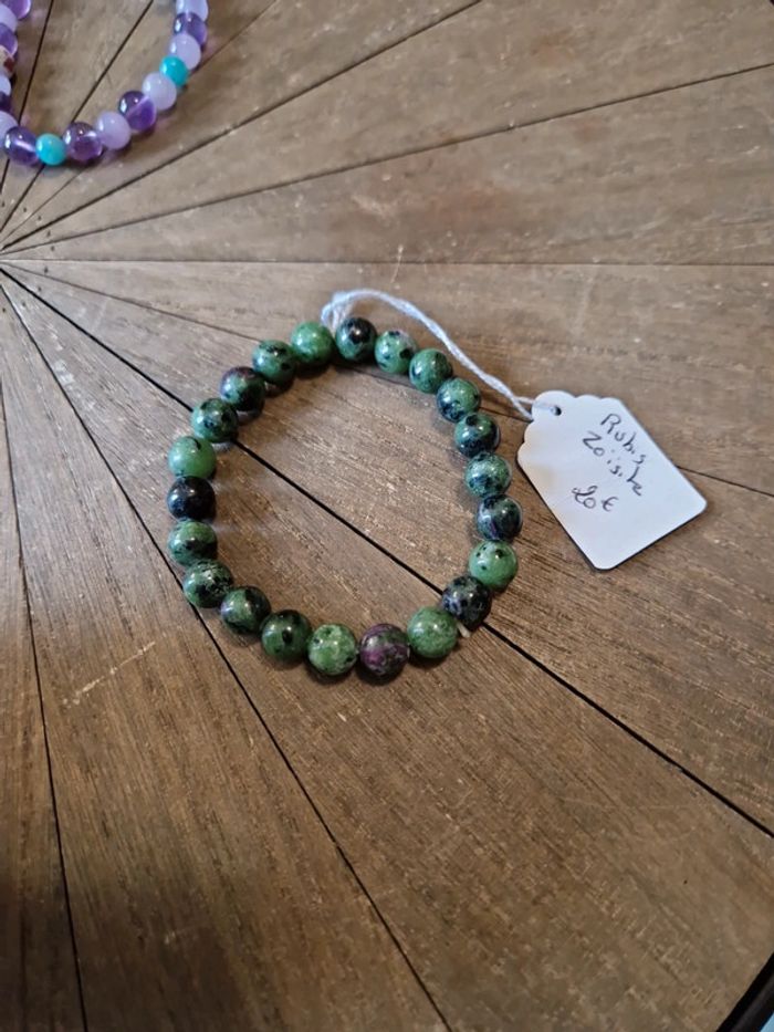 Bracelet rubis zoïsite neuf