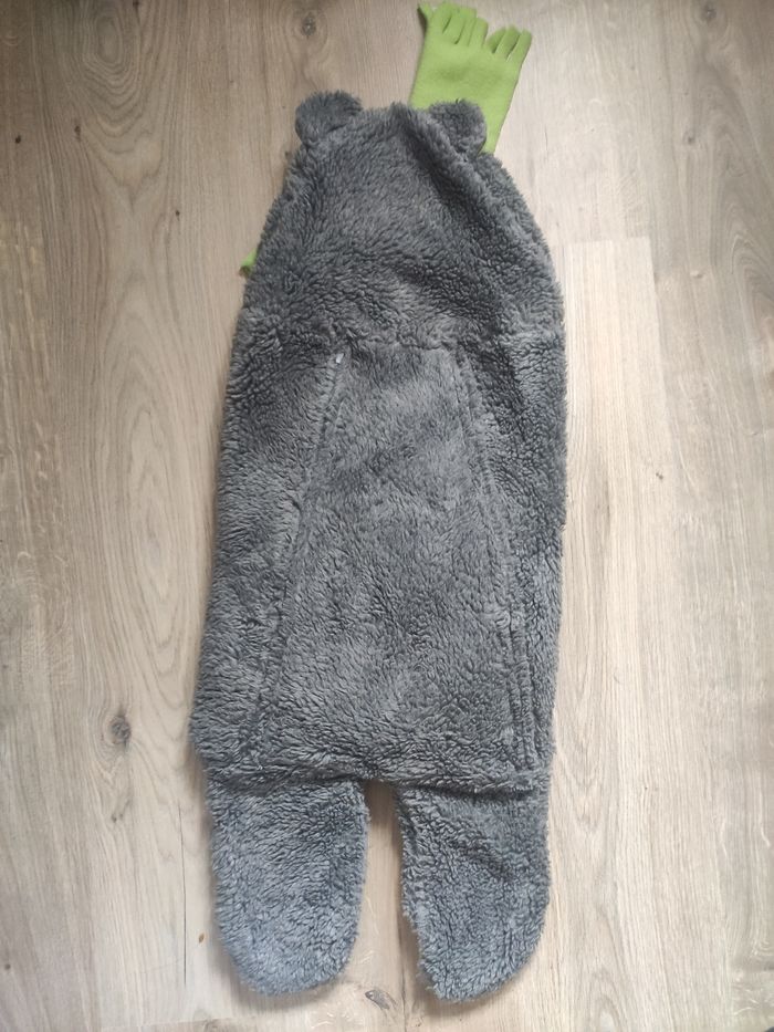 Chancelière enveloppante pour poussette et siège auto - Gris & Vert 0 - 12 mois, 80 cm - photo numéro 4