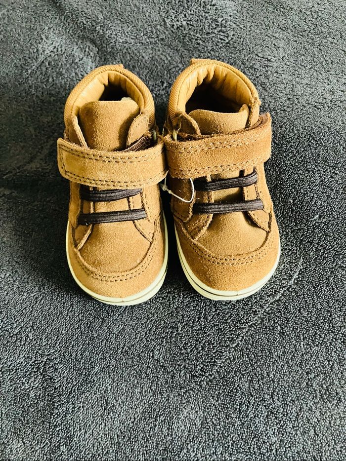 Chaussure pour bébé garçon marron - photo numéro 7