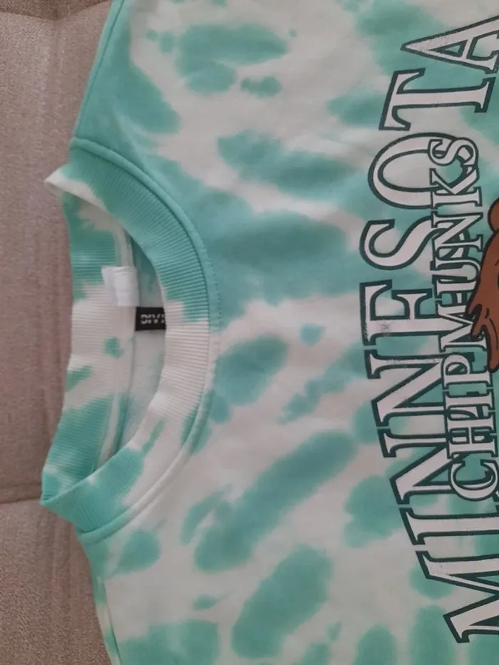 Sweat-shirt large tye & dye Chipmunks - photo numéro 3
