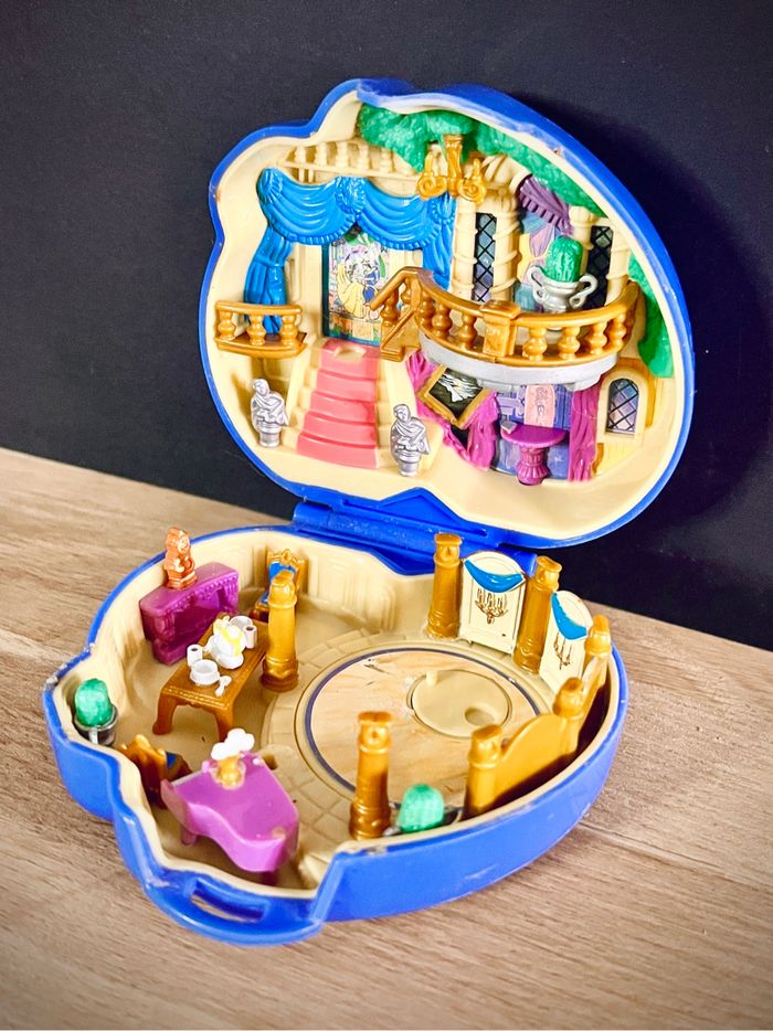 Polly Pocket La Belle et la Bête Bluebird 1996 Beauty and the Beast Disney - photo numéro 2