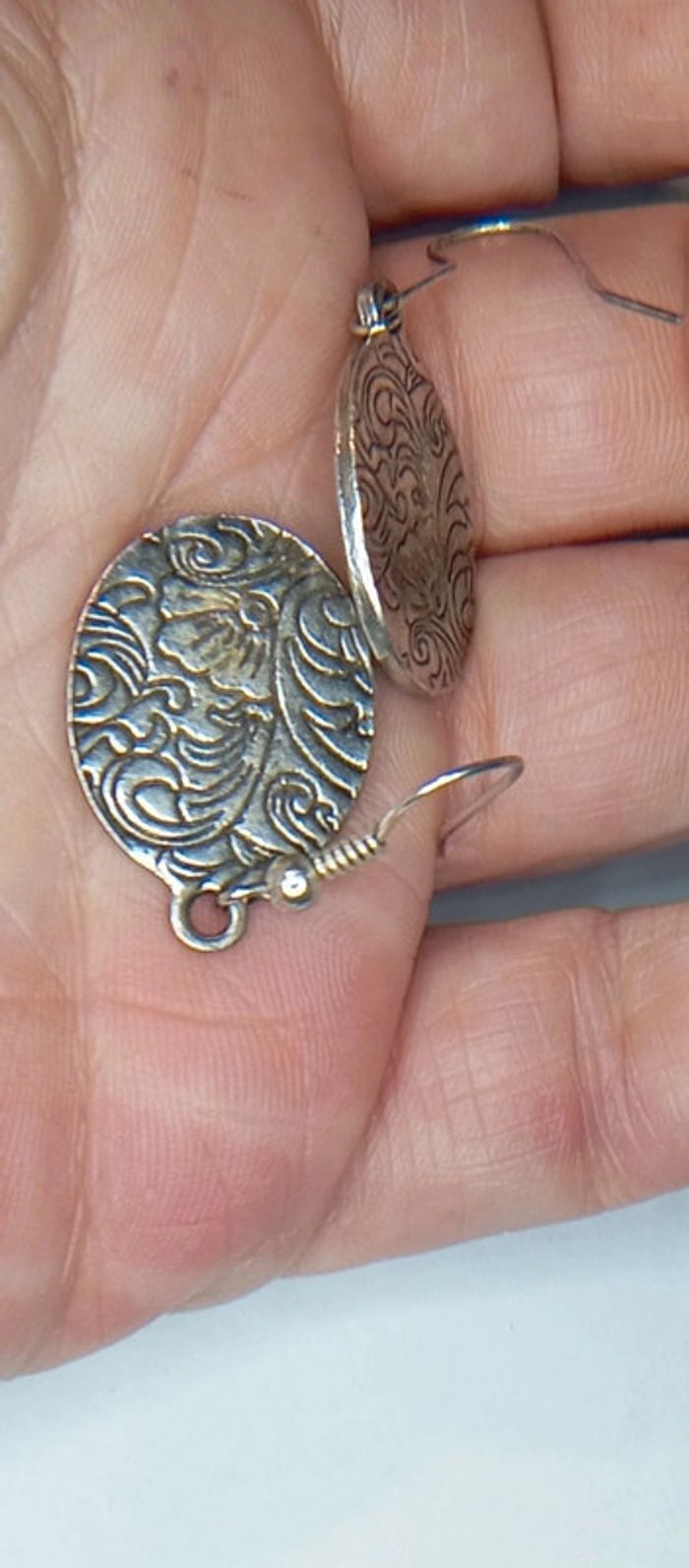 Boucles d'oreilles plates - photo numéro 3