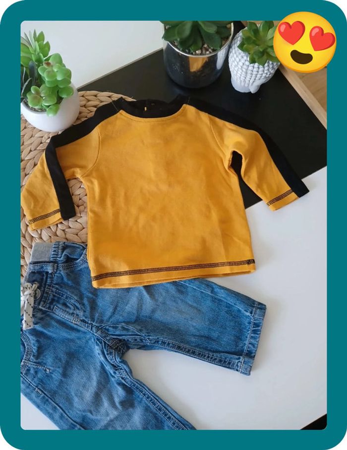 Ensemble Tape à l'oeil Garçon Taille 3 mois🌿🦁