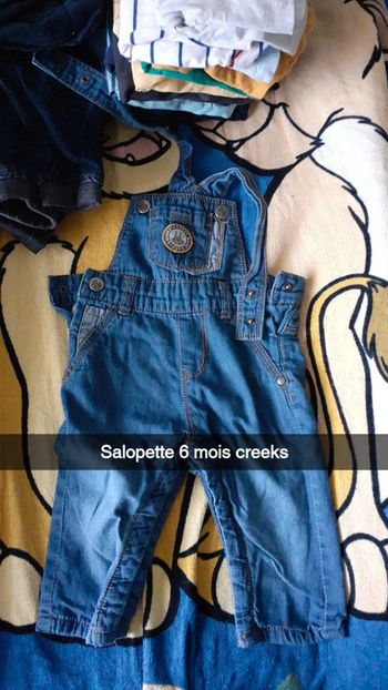Salopette creeks 6 mois