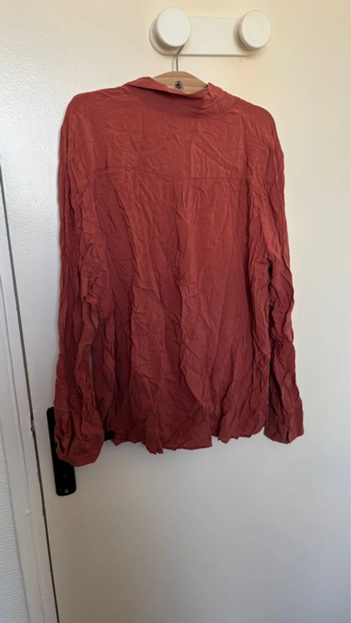 Chemise fluide saumon taille 44 en bon état Camaïeu - photo numéro 6