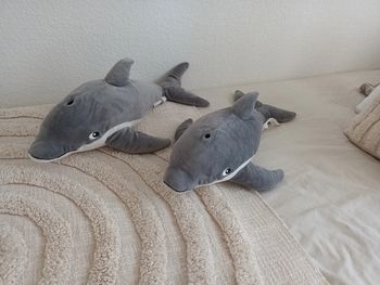 Lot de 2 Peluches Baleine Ikea 50 cm