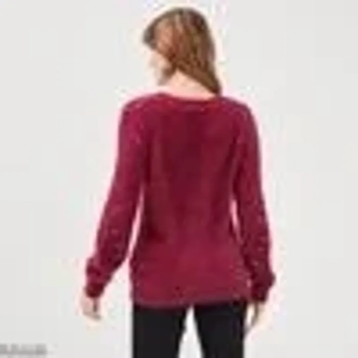 Pull manches longues à sequins Rose Framboise - taille 4 – Bréal - photo numéro 5