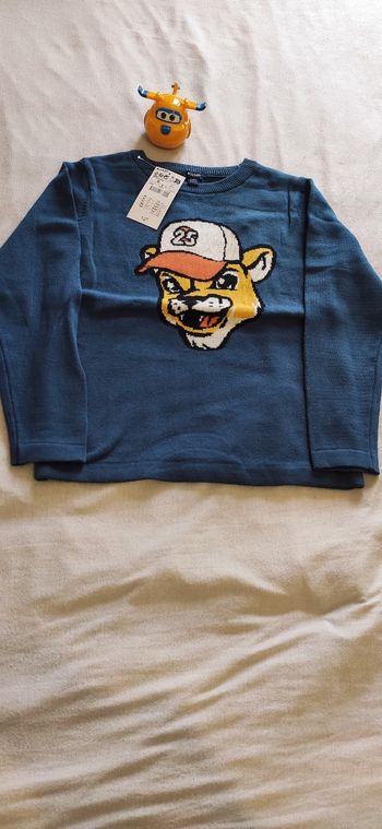 Pull garçon 6 an neuf