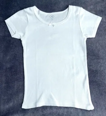 Maillot de corps fille 4/5 ans, tex