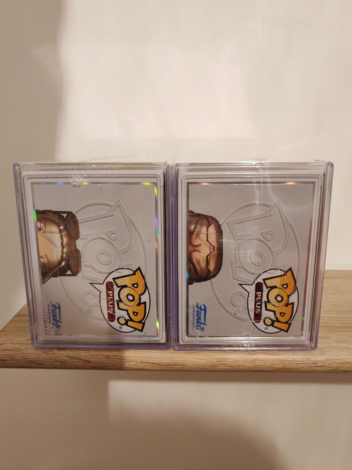 Figurine funko pop plus Franky et Nico Robin statue bronze - photo numéro 6