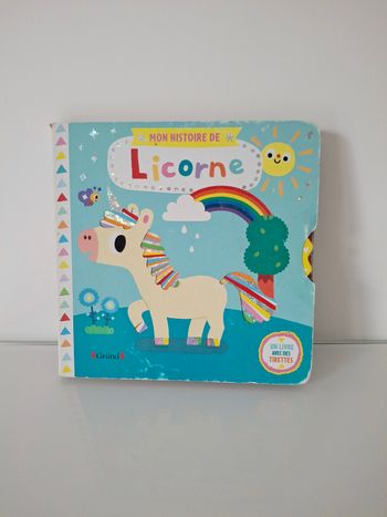 Livre "Mon Histoire de Licorne" 🦄