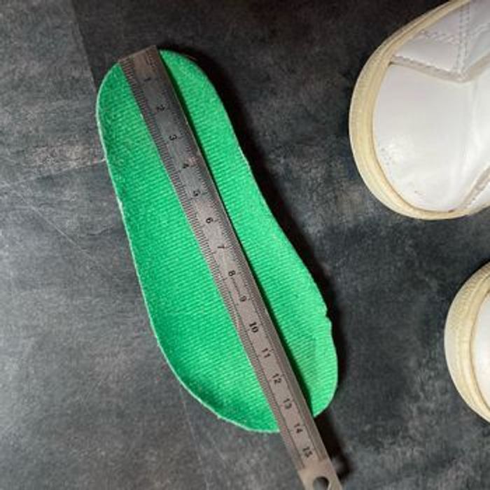 Baskets blanches et vertes fermeture scratch 21 Adidas - photo numéro 4