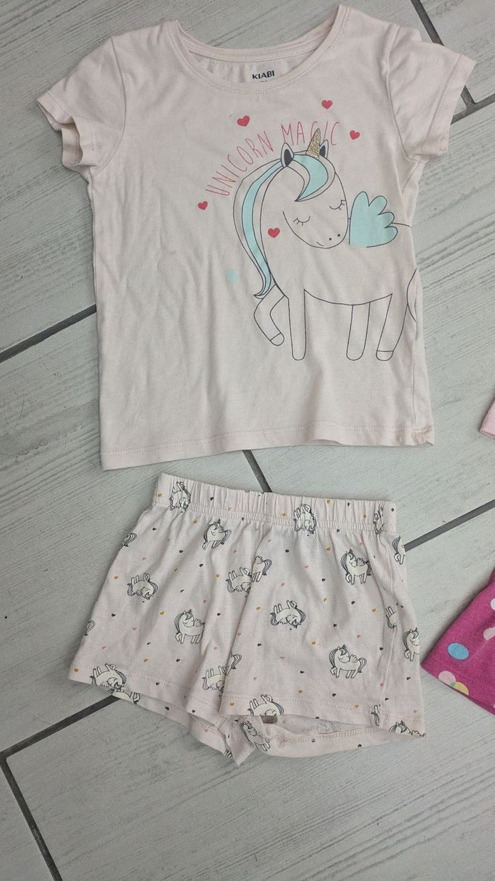 Lot pyjama short fille 3 ans - photo numéro 2