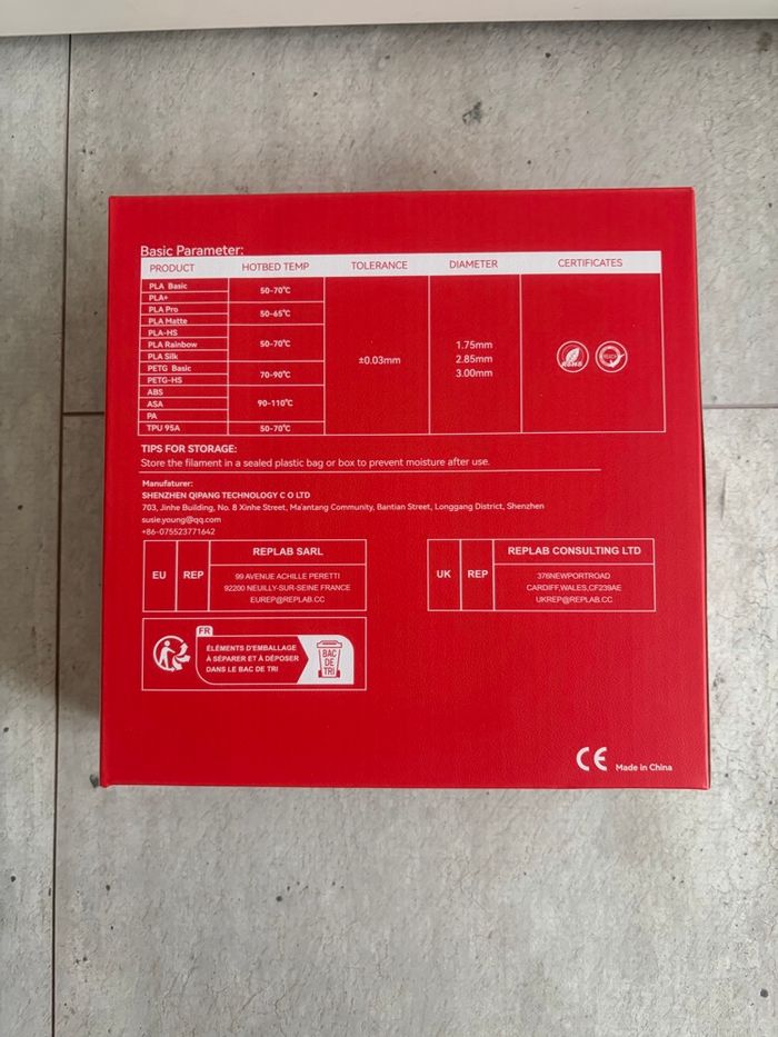 Filament PETG blanc kingroon 1kg - photo numéro 4