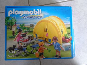 Famille et tente de camping - summer fun - playmobil 5435