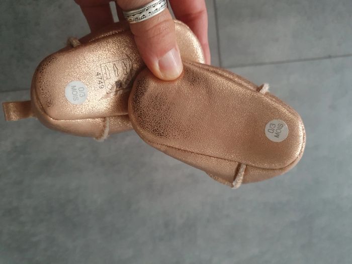 Bottines fourrées chaussures bébé 0-3mois - photo numéro 5