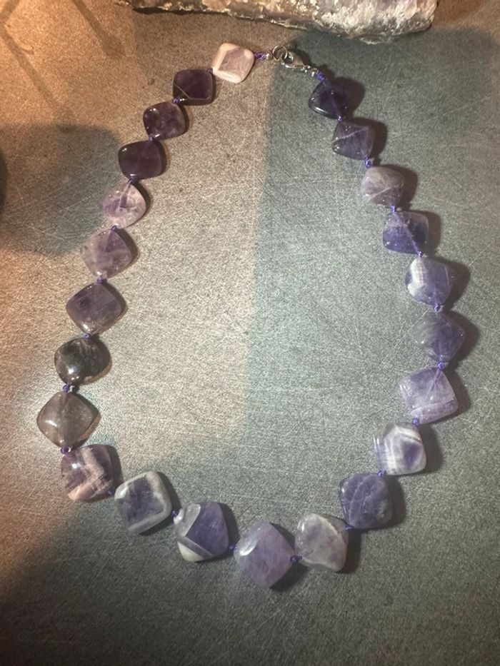 Pendentif en améthyste - Pierre naturelle - photo numéro 2