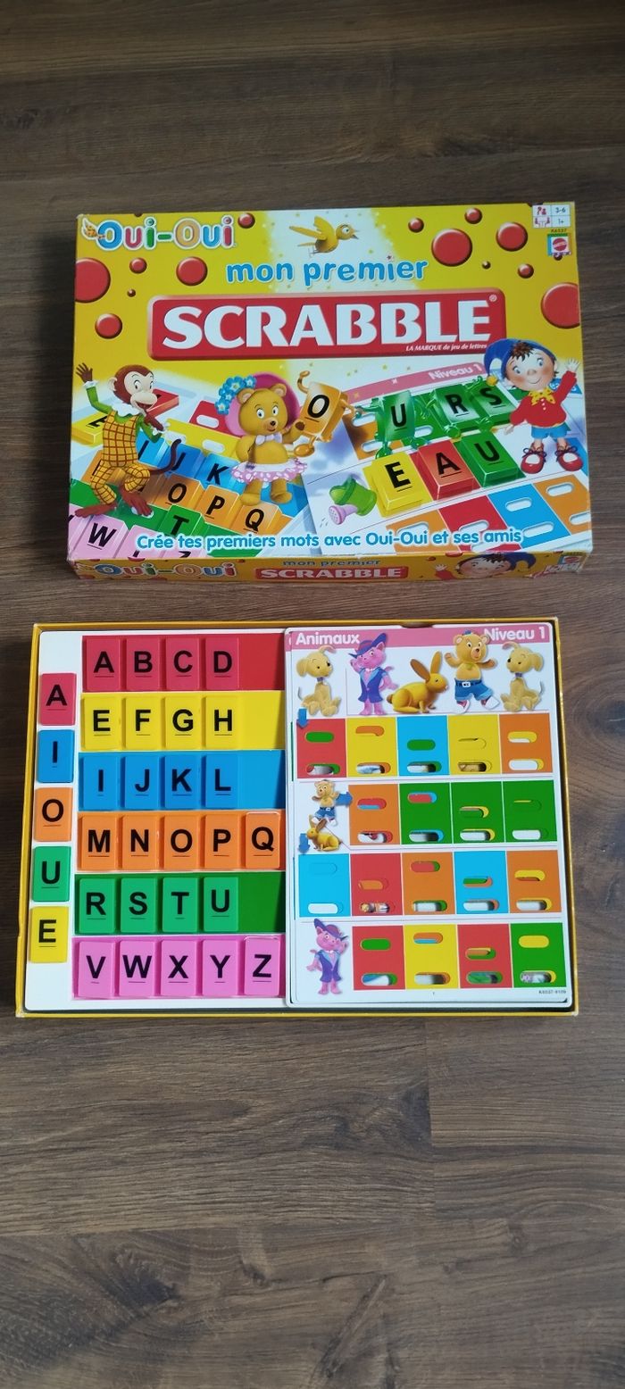 Mon premier scrabble avec Oui-Oui. - photo numéro 3