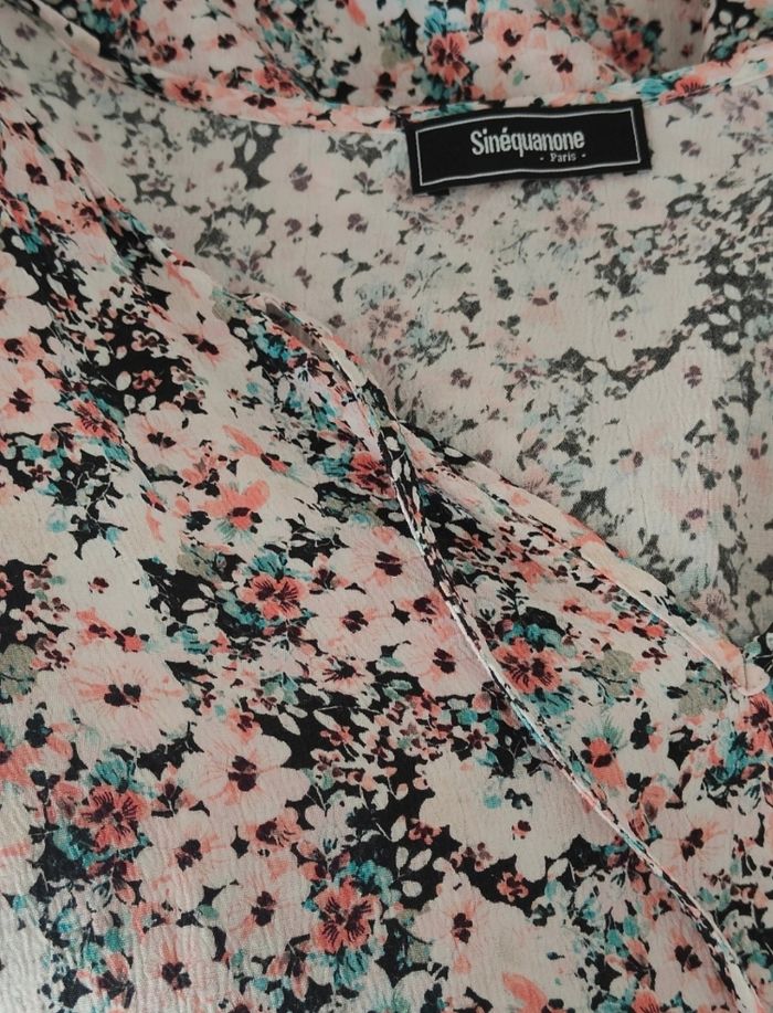 Robe fleurie - sinequanone - taille 42 - photo numéro 4