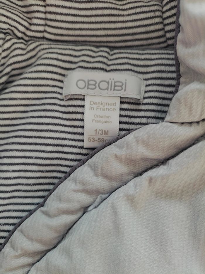 Combinaison pilote obaibi 1-3 mois - photo numéro 2