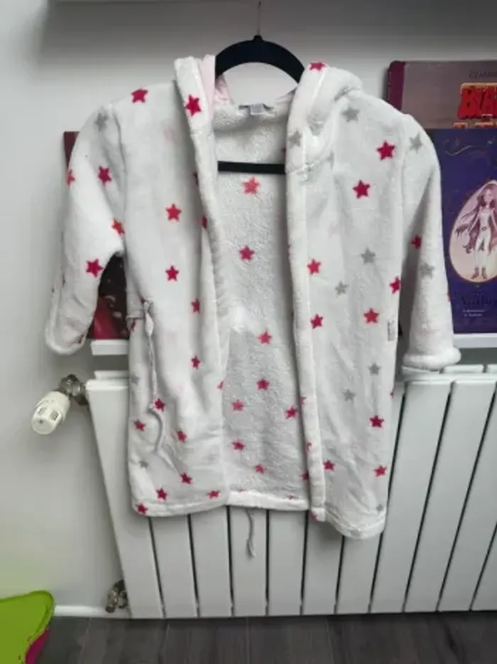 Robe de chambre en polaire fille 10 ans Okaidi