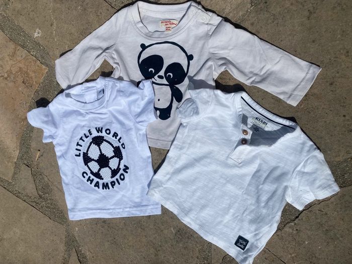 Lot de 3 t-shirts 3 mois Dpam kiabi - photo numéro 3