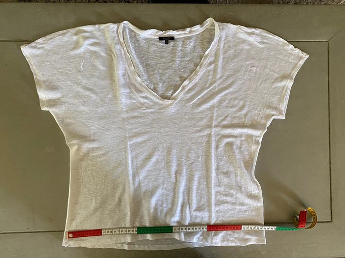 Tee shirt Massimo Dutti blanc taille M - photo numéro 15