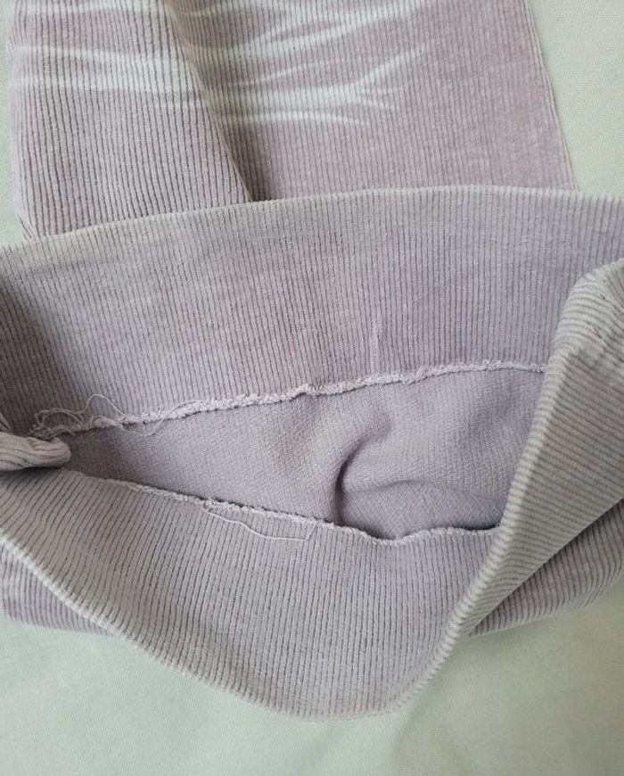 pantalon coton velours évasé - photo numéro 7