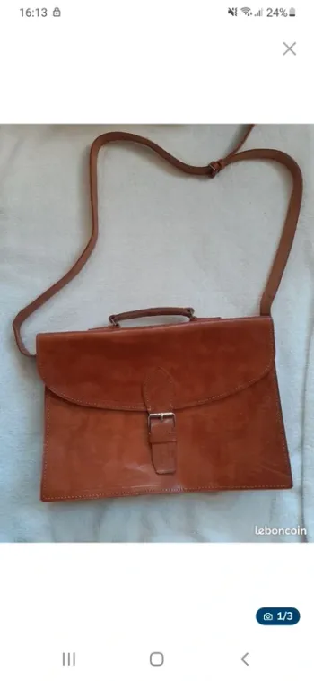 Cartable cuir